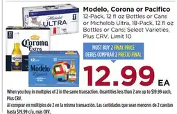 Food 4 Less Modelo, Corona or Pacifico offer