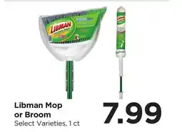 Food 4 Less Libman Mop or Broom offer