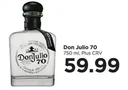 Food 4 Less Don Julio 70 offer