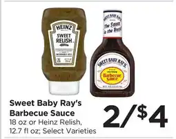 Food 4 Less Sweet Baby Ray's Barbecue Sauce offer