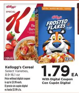 Food 4 Less Kellogg's Cereal offer