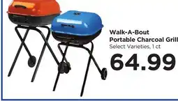 Food 4 Less Walk-A-Bout Portable Charcoal Grill offer