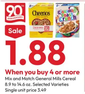 Stater Bros General Mills Cereal offer