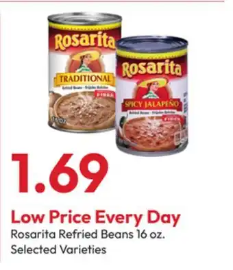 Stater Bros Rosarita Refried Beans offer