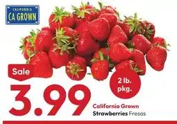 Stater Bros California Grown Strawberries offer