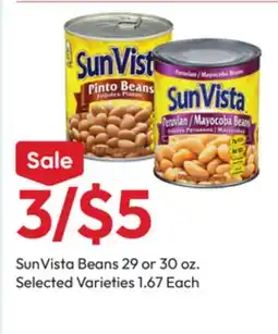 Stater Bros SunVista Beans offer