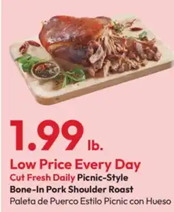 Stater Bros Daily Picnic-Style Bone-In Pork Shoulder Roast offer