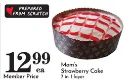 Pavilions Mom's Strawberry Cake offer