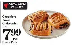 Pavilions Chocolate Wave Croissants offer