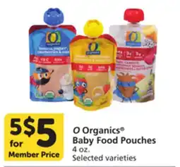 Pavilions O Organics Baby Food Pouches offer