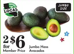 Pavilions Jumbo Hass Avocados offer