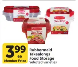 Pavilions Rubbermaid Takealongs Food Storage offer