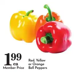 Pavilions Red, Yellow or Orange Bell Peppers offer