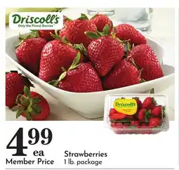 Pavilions Strawberries offer