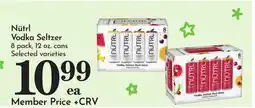 Pavilions Nütrl Vodka Seltzer offer