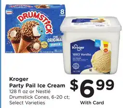 Ralphs Kroger Party Pail Ice Cream offer