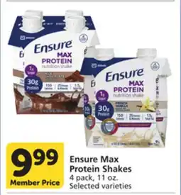 Pavilions Ensure Max Protein Shakes offer