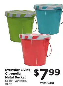 Ralphs Everyday Living Citronella Metal Bucket offer