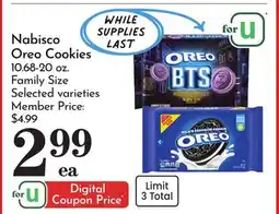 Pavilions Nabisco Oreo Cookies offer
