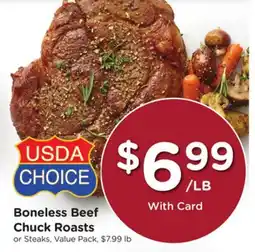 Ralphs Boneless Beef Chuck Roasts offer