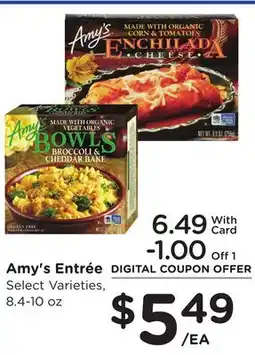 Ralphs Amy's Entrée offer