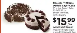 Ralphs Cookies 'N Crème Double Layer Cake offer