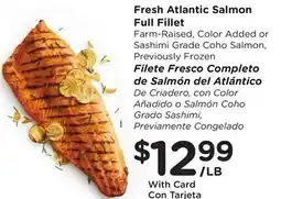 Ralphs Fresh Atlantic Salmon Full Fillet offer