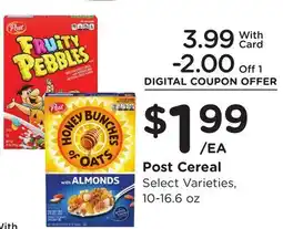 Ralphs Post Cereal offer