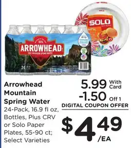 Ralphs Arrowhead Mountain Spring Water offer