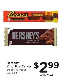 Ralphs Hershey King Size Candy offer