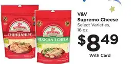 Ralphs V&V Supremo Cheese offer
