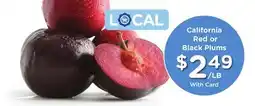 Ralphs California Red or Black Plums offer