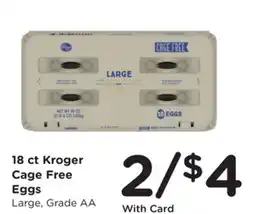 Ralphs 18 ct Kroger Cage Free Eggs offer