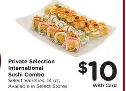 Ralphs Private Selection International Sushi Combo offer