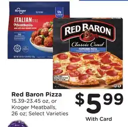 Ralphs Red Baron Pizza offer