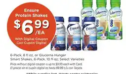 Ralphs Ensure Protein Shakes offer