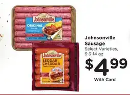 Ralphs Johnsonville Sausage offer