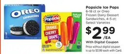 Ralphs Popsicle Ice Pops offer