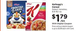 Ralphs Kellogg's Cereal offer