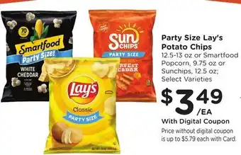 Ralphs Party Size Lay's Potato Chips offer