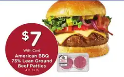 Ralphs American BBQ 73% Lean Ground Beef Patties offer