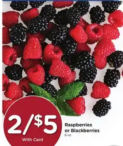 Ralphs Raspberries or Blackberries offer