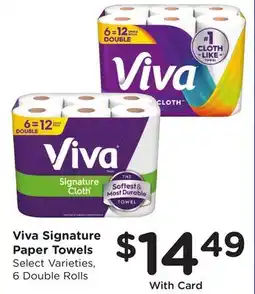 Ralphs Viva Signature Paper Towels offer