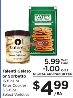 Ralphs Talenti Gelato or Sorbetto offer