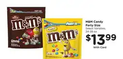 Ralphs M&M Candy Party Size offer