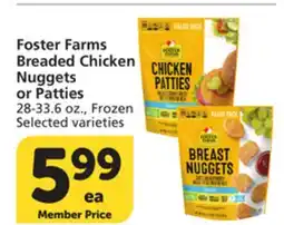 Albertsons Foster Farms Breaded Chicken Nuggets or Patties offer