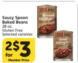 Albertsons Saucy Spoon Baked Beans offer