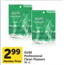 Albertsons GUM Professional Clean Flossers offer