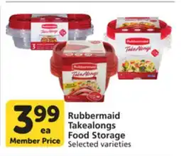 Albertsons Rubbermaid TakeAlongs Food Storage offer