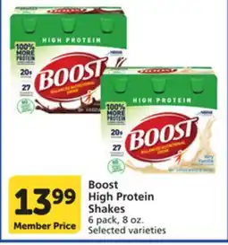 Albertsons Boost High Protein Shakes offer